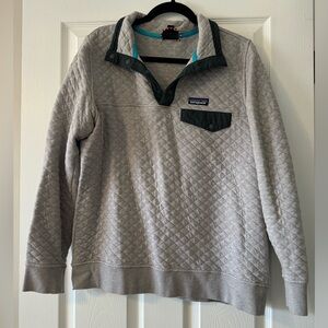 Patagonia Organic Cotton Quilted Snap T Pullover